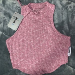 NWT gymshark slounge crop top